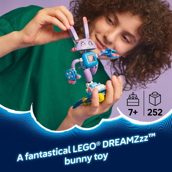 Imagem de Brinquedo Fantasy Bunny LEGO DreamZzz Izzie e Bunchurro 71490