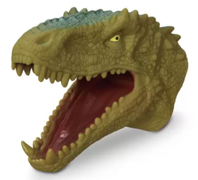 Imagem de Brinquedo Fantoche Cabeça Dinossauro T-rex - Tiranossauro - Adijomar