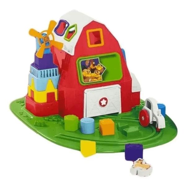Brinquedo Fazendinha Infantil Vermelha Ta Te TI Calesita Imagem de Brinquedo Fazendinha Infantil Vermelha Ta Te TI Calesita