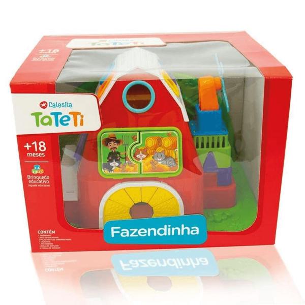 Brinquedo Fazendinha Infantil Vermelha Ta Te TI Calesita Imagem de Brinquedo Fazendinha Infantil Vermelha Ta Te TI Calesita