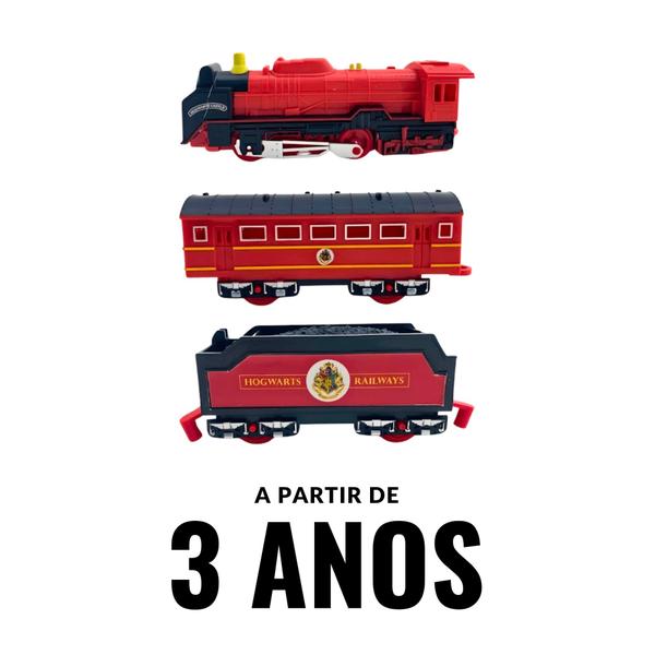 Imagem de Brinquedo Ferrovia Mágica do Harry Potter - Expresso de Hogwarts - 19 Peças - Candide 37001