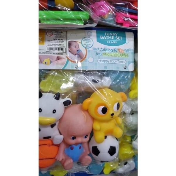 Brinquedo Fidget para levar para o banho animais 6 peças - toys Imagem de Brinquedo Fidget para levar para o banho animais 6 peças