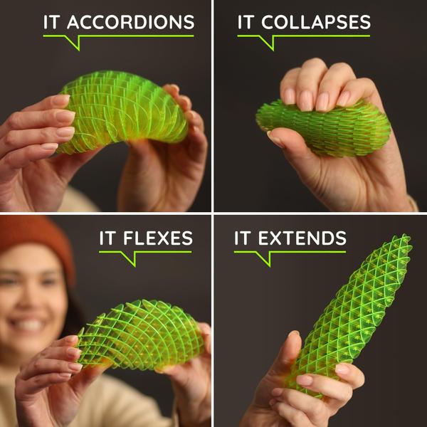 Brinquedo Fidget Worm Morf Fidget para adultos e crianças, tamanho pequeno Imagem de Brinquedo Fidget Worm Morf Fidget para adultos e crianças, tamanho pequeno