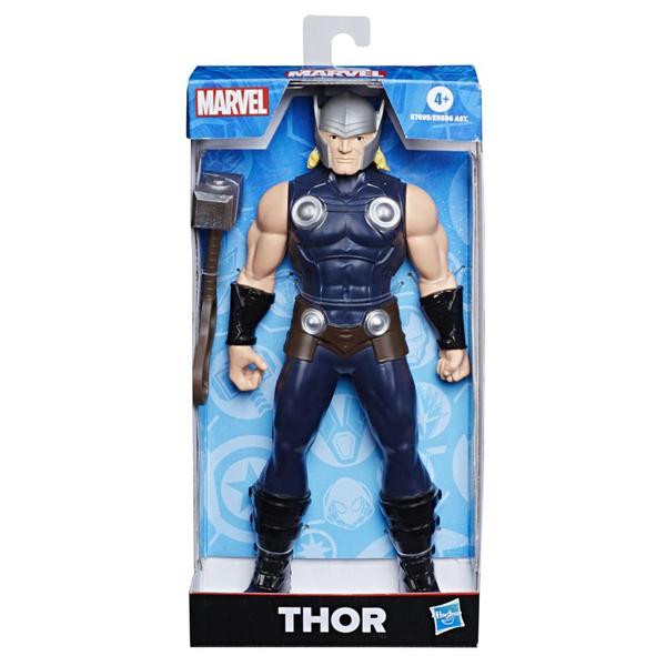 Imagem de Brinquedo Figura Boneco 24 Cm Disney Marvel Thor com Martelo Hasbro