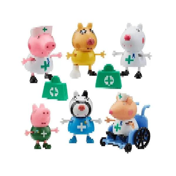 Imagem de Brinquedo Figuras Peppa Pig Medicos E Enfermeiros Sunny 2320