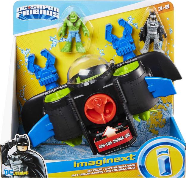 Imagem de Brinquedo Fisher-Price Imaginext DC Super Friends Batsub Batman