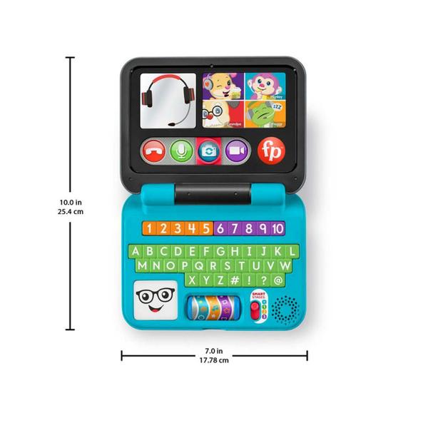 Imagem de Brinquedo Fisher Price Laptop De Aprendizagem - Mattel Hgw98