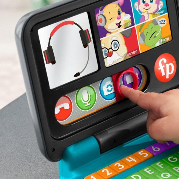 Imagem de Brinquedo Fisher Price Laptop De Aprendizagem - Mattel Hgw98