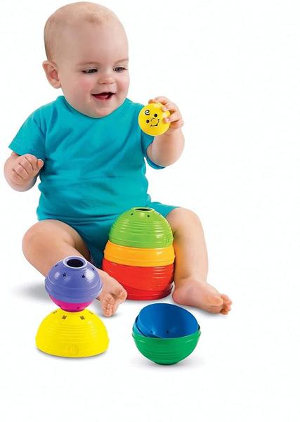 Imagem de Brinquedo Fisher Price Torre De Potinhos Coloridos - W4472