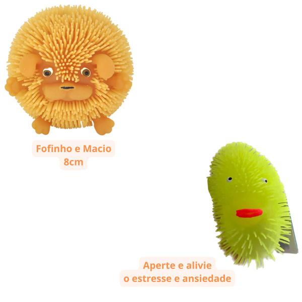 Imagem de Brinquedo Flofys Bolota Bichos Macios de apertar com luz Anti estresse