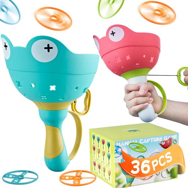 Imagem de Brinquedo Flying Disc Toy WOEHOL Fly Catcher Toys com 36 discos para crianças de 4 a 8 anos