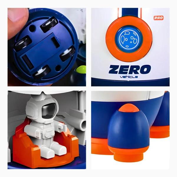 Imagem de Brinquedo Foguete Espacial Infantil com Astronauta nave avião criança interativo intuitivo