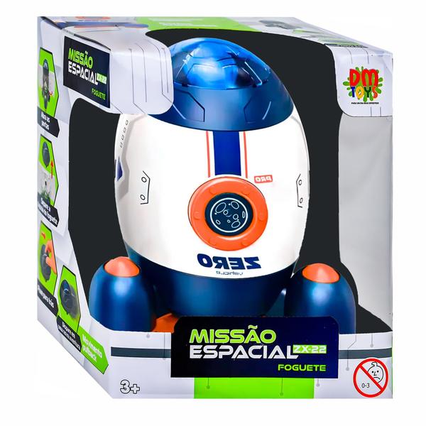 Imagem de Brinquedo Foguete Missão Espacial Cápsula Pullback Dm Toys