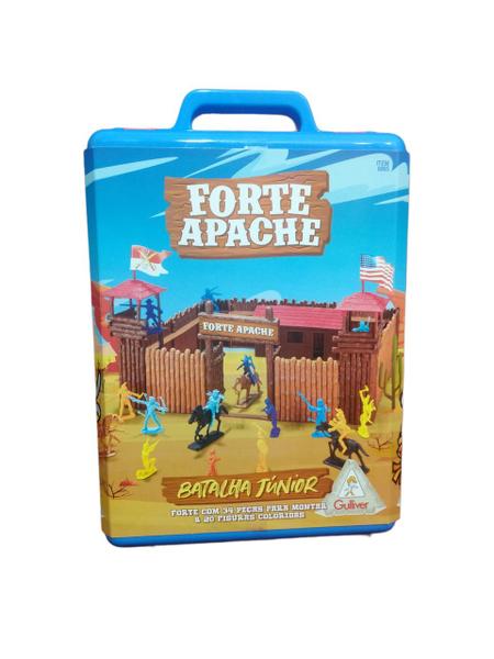 Imagem de Brinquedo Forte Apache Batalha Júnior 34 Peças - Gulliver