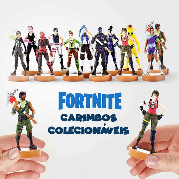 Imagem de Brinquedo Fortnite Kit Com 3 Carimbos Surpresa Colecionáveis