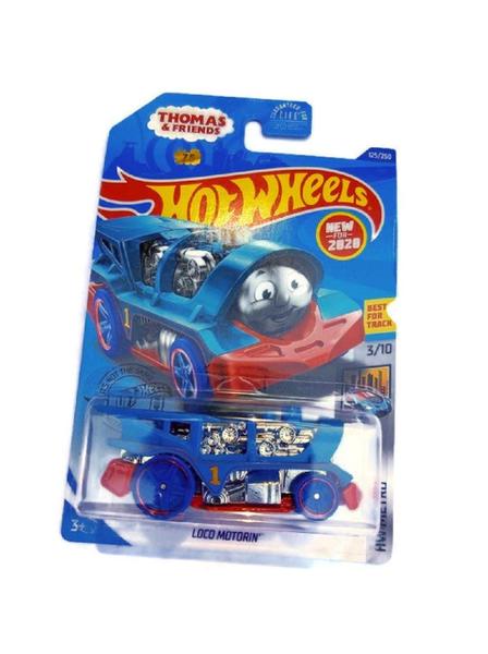 Imagem de Brinquedo fundido sob pressão Hot Wheels 2020 Thomas & Friends Loco Motorin' Blue