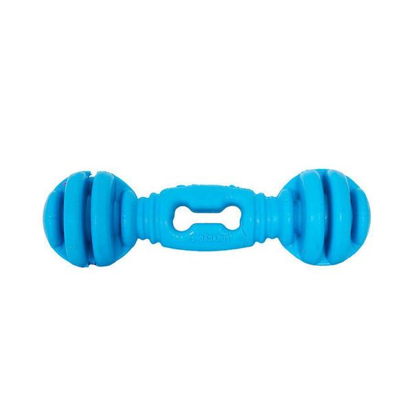 Brinquedo Furacão Pet Halteres de Borracha Maciça Especial Azul para Cães Imagem de Brinquedo Furacão Pet Halteres de Borracha Maciça Especial Azul para Cães
