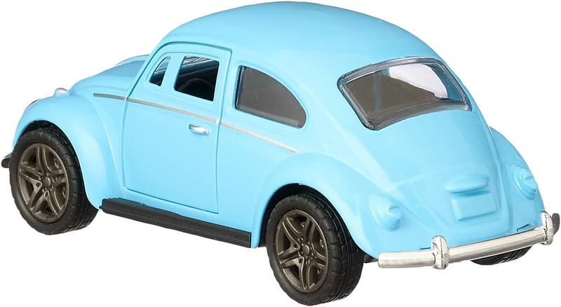 Imagem de Brinquedo Fusca Coleção Miniatura Fricção Abre As Portas Escala 1:32(azul)