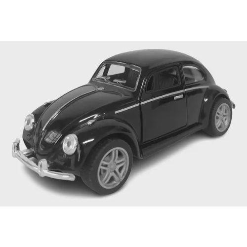 Imagem de Brinquedo Fusca Coleção Miniatura Fricção Abre As Portas Escala 1:32(Preto)