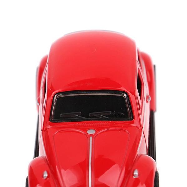 Imagem de Brinquedo Fusca Coleção Miniatura Fricção Abre As Portas Escala 1:32(Vermelho)