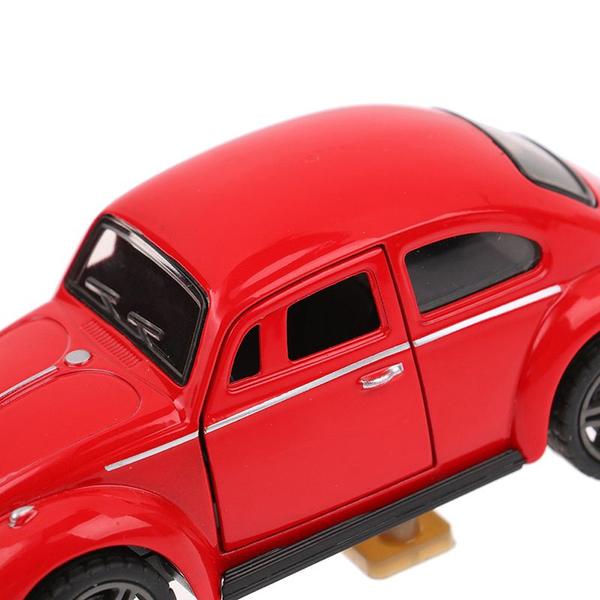 Imagem de Brinquedo Fusca Coleção Miniatura Fricção Abre As Portas Escala 1:32(Vermelho)