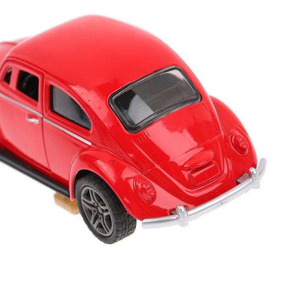 Imagem de Brinquedo Fusca Coleção Miniatura Fricção Abre As Portas Escala 1:32(Vermelho)