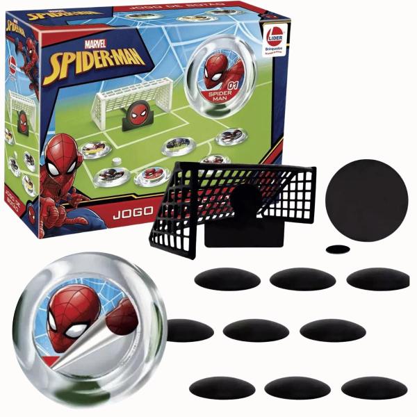 Imagem de Brinquedo Futebol De Botão Homem Aranha Marvel Lider 3328