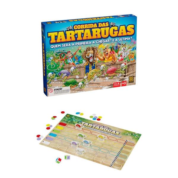 Imagem de Brinquedo Grow Jogo Corrida Tartarugas