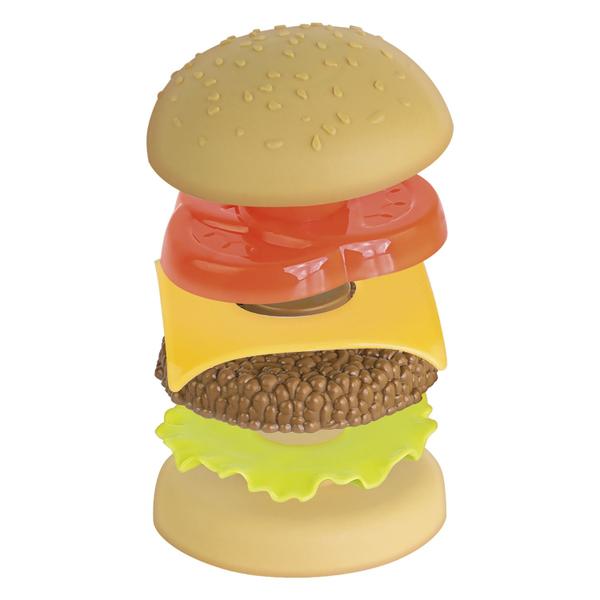 Imagem de Brinquedo Hamburguer Lanche Fast Food Happy Food Bandeja 0526 - Samba Toys