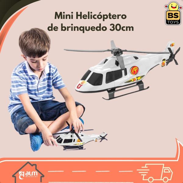 Imagem de Brinquedo Helicóptero Grande 30 Cm Meninos Bs Toys