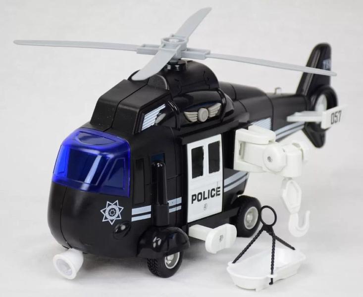 Imagem de Brinquedo Helicóptero Resgate Polícia Ou Bombeiro C/ Luz Som