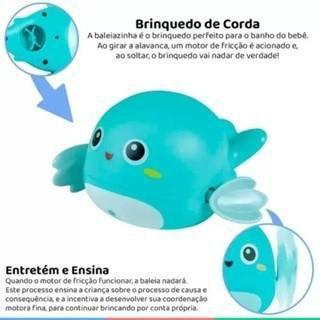 Imagem de Brinquedo hora do Banho E Piscina Para Bebe Baleia Infantil