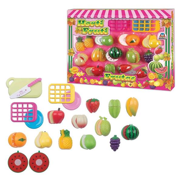 Brinquedo Hort Fruit Infantil Cozinha Comidinha Frutas - Braskit Imagem de Brinquedo Hort Fruit Infantil Cozinha Comidinha Frutas