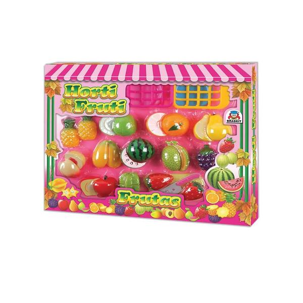 Brinquedo Hort Fruit Infantil Cozinha Comidinha Frutas - Braskit Imagem de Brinquedo Hort Fruit Infantil Cozinha Comidinha Frutas