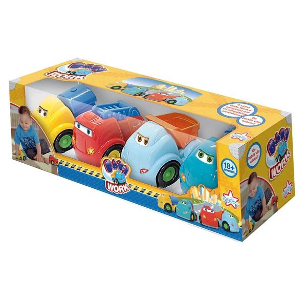 Imagem de Brinquedo Infantil Baby 11 Carrinhos Com Casa Garagem Menino