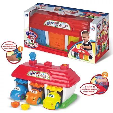 Imagem de Brinquedo Infantil Baby Garagem Com 4 Carrinhos Profissão