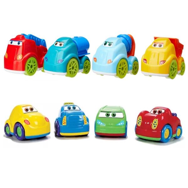 Imagem de Brinquedo Infantil Baby Menino Com 8 Carrinhos Educativo