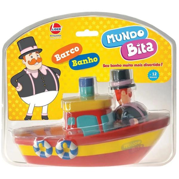 Imagem de Brinquedo Infantil Barquinho para Banho Mundo Bita