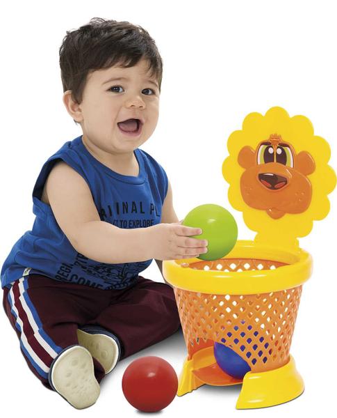 Imagem de Brinquedo Infantil Basquete Basket Ball Baby Mercotoys