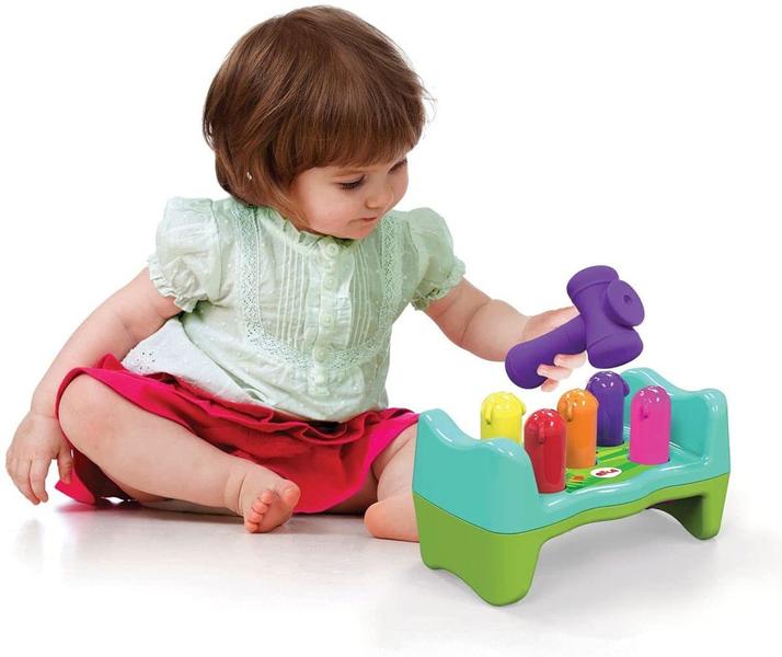 Imagem de Brinquedo Infantil Bate Rebate Minhoquinhas - Elka 1172