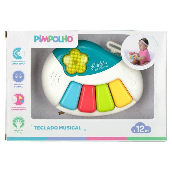 Imagem de Brinquedo Infantil Bebê Teclado Musical Para Bebê Pimpolho