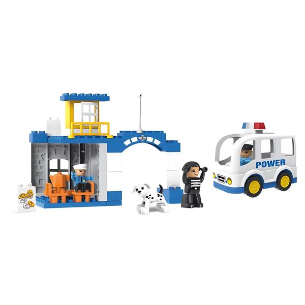 Imagem de Brinquedo Infantil Bloco de Montar Grande Policia 36 Peças Xalingo - 68321