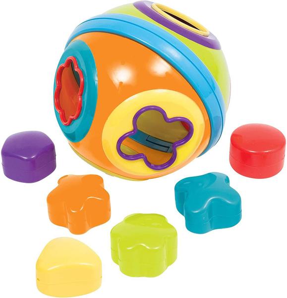 Imagem de Brinquedo Infantil Bola De Formas E Encaixe Baby Buba