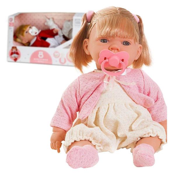 Imagem de Brinquedo Infantil Boneca Bebezinha Real Que Faz Xixi Menina