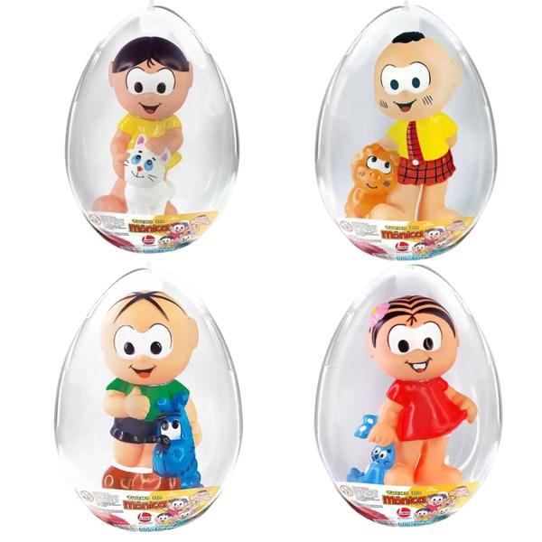 Imagem de Brinquedo Infantil Boneca no Ovo Médio Turma da Mônica Magali Idade Recomendada +3 Anos Produto Líder 2764