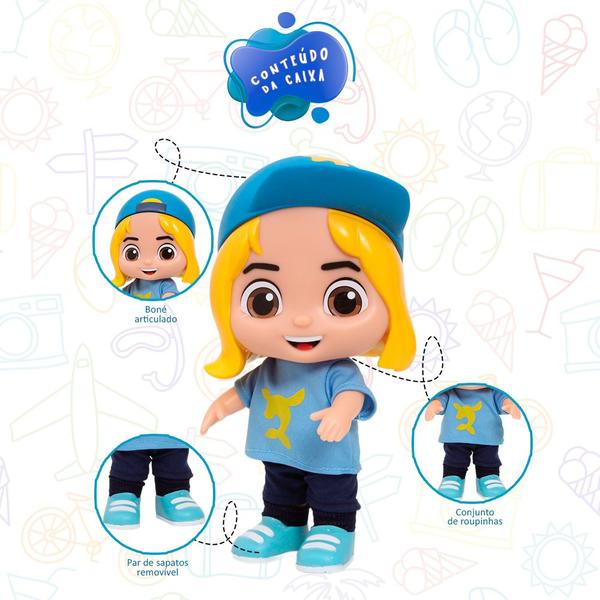 Brinquedo Infantil Boneco Luke Filho Luccas Neto Youtuber - Rosita Imagem de Brinquedo Infantil Boneco Luke Filho Luccas Neto Youtuber