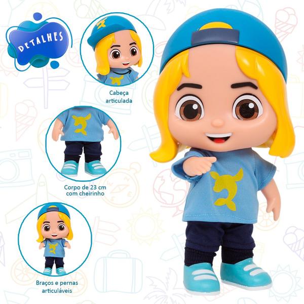 Brinquedo Infantil Boneco Luke Filho Luccas Neto Youtuber - Rosita Imagem de Brinquedo Infantil Boneco Luke Filho Luccas Neto Youtuber