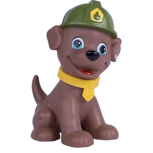 Imagem de Brinquedo Infantil Boneco Patrulha Cachorro Esquadrão Pet - Bombeiro.