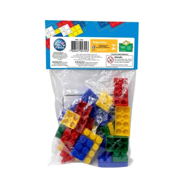 Imagem de Brinquedo Infantil Bricks Blocos de Montar 29 Peças Pais e Filhos - 4745-1