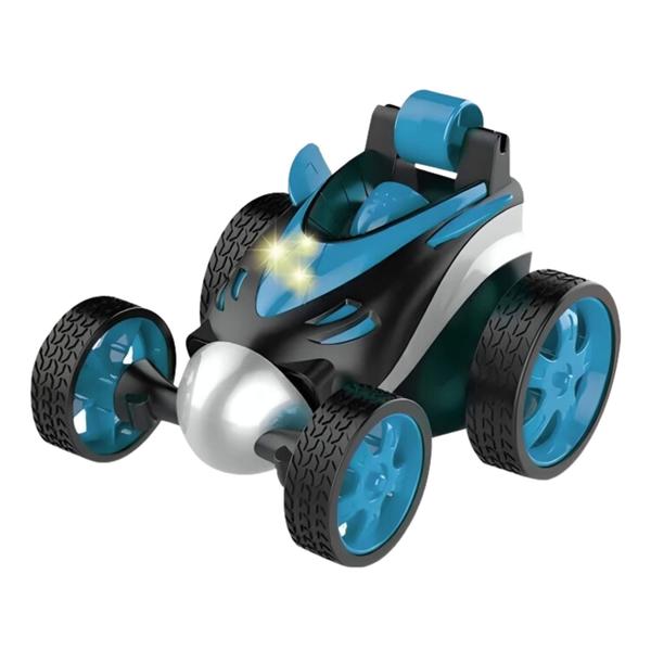 Imagem de Brinquedo Infantil Carrinho De Controle Remoto Gira Car 360 Azul com Luz Fenix CCR-032AZ